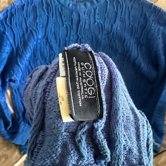 Authentic Coogi Australia Royal Blue Sweater and Skull cap set - Picture 4 of 8